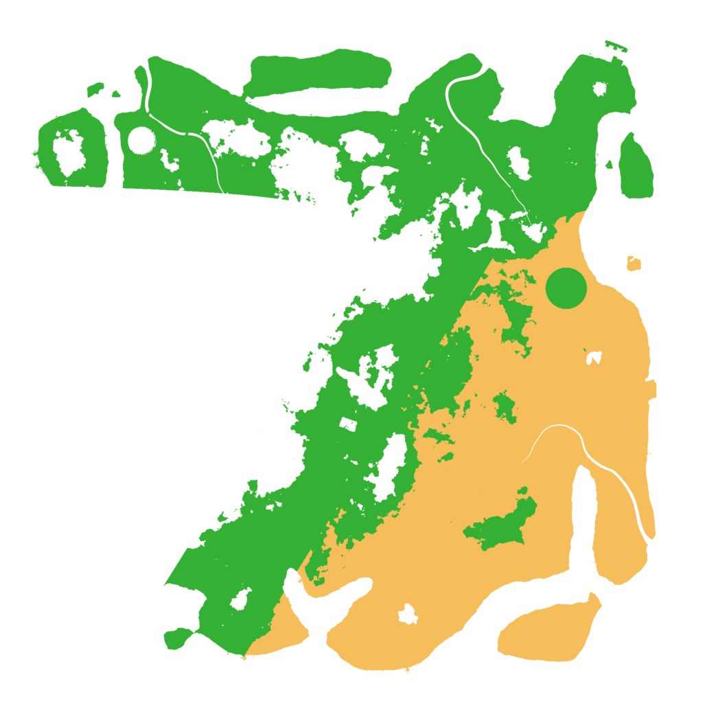 Biome Rust Map: Procedural Map, Size: 4500, Seed: 246628754