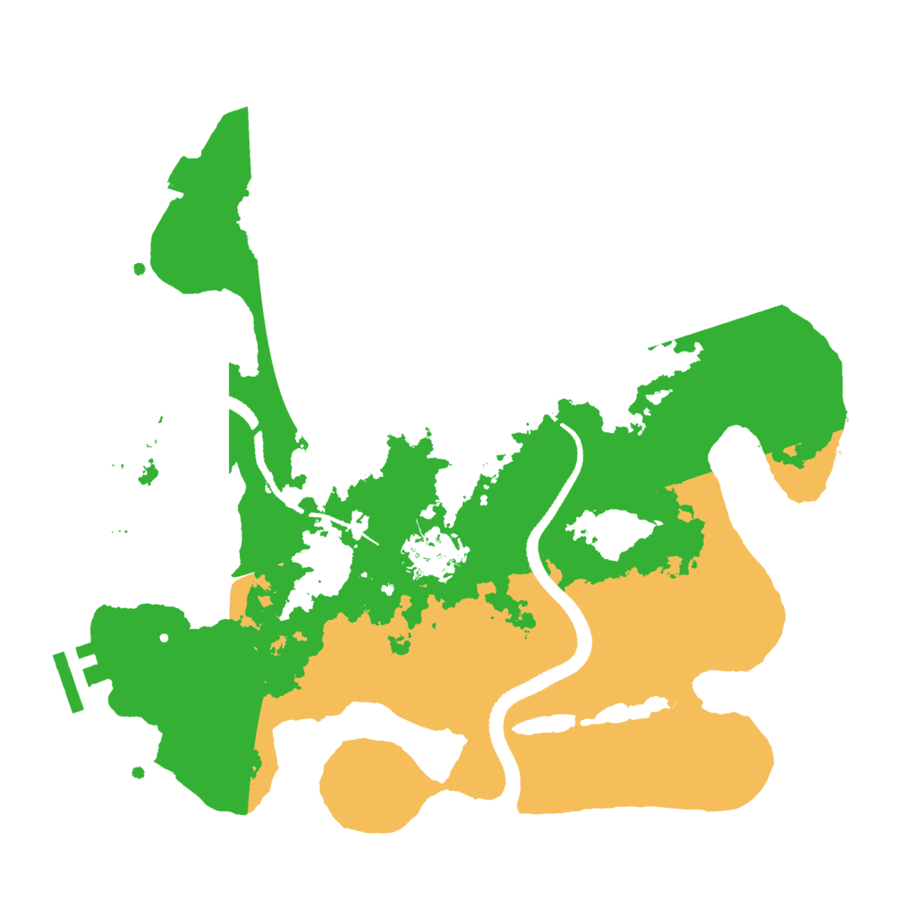 Biome Rust Map: Procedural Map, Size: 3000, Seed: 30612