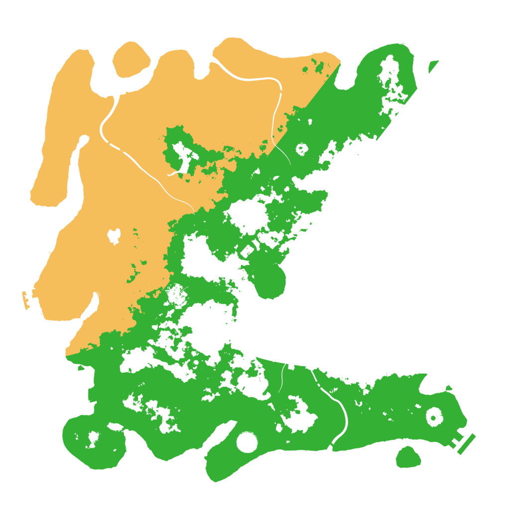 Biome Rust Map: Procedural Map, Size: 4250, Seed: 13784574