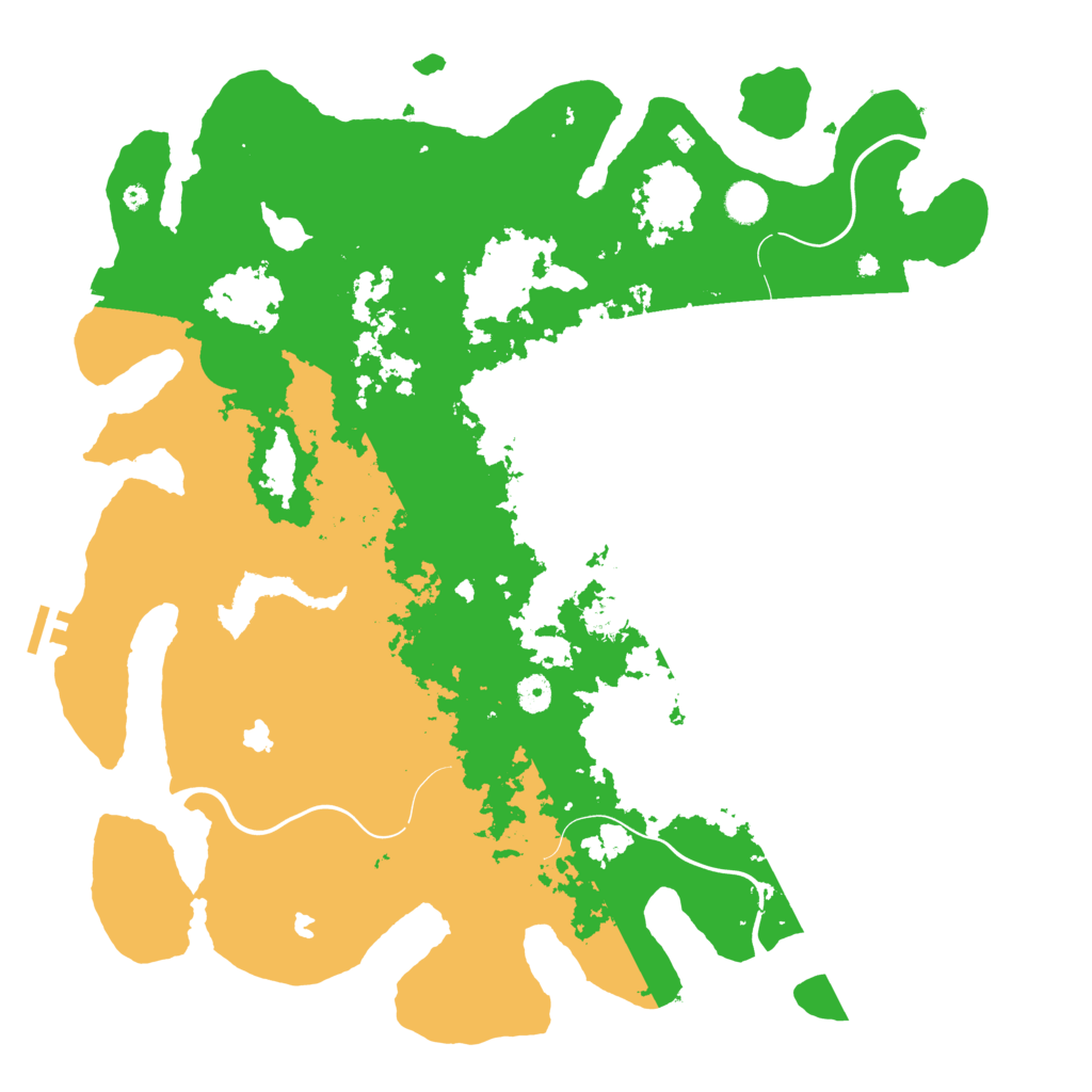 Biome Rust Map: Procedural Map, Size: 4500, Seed: 1379517211