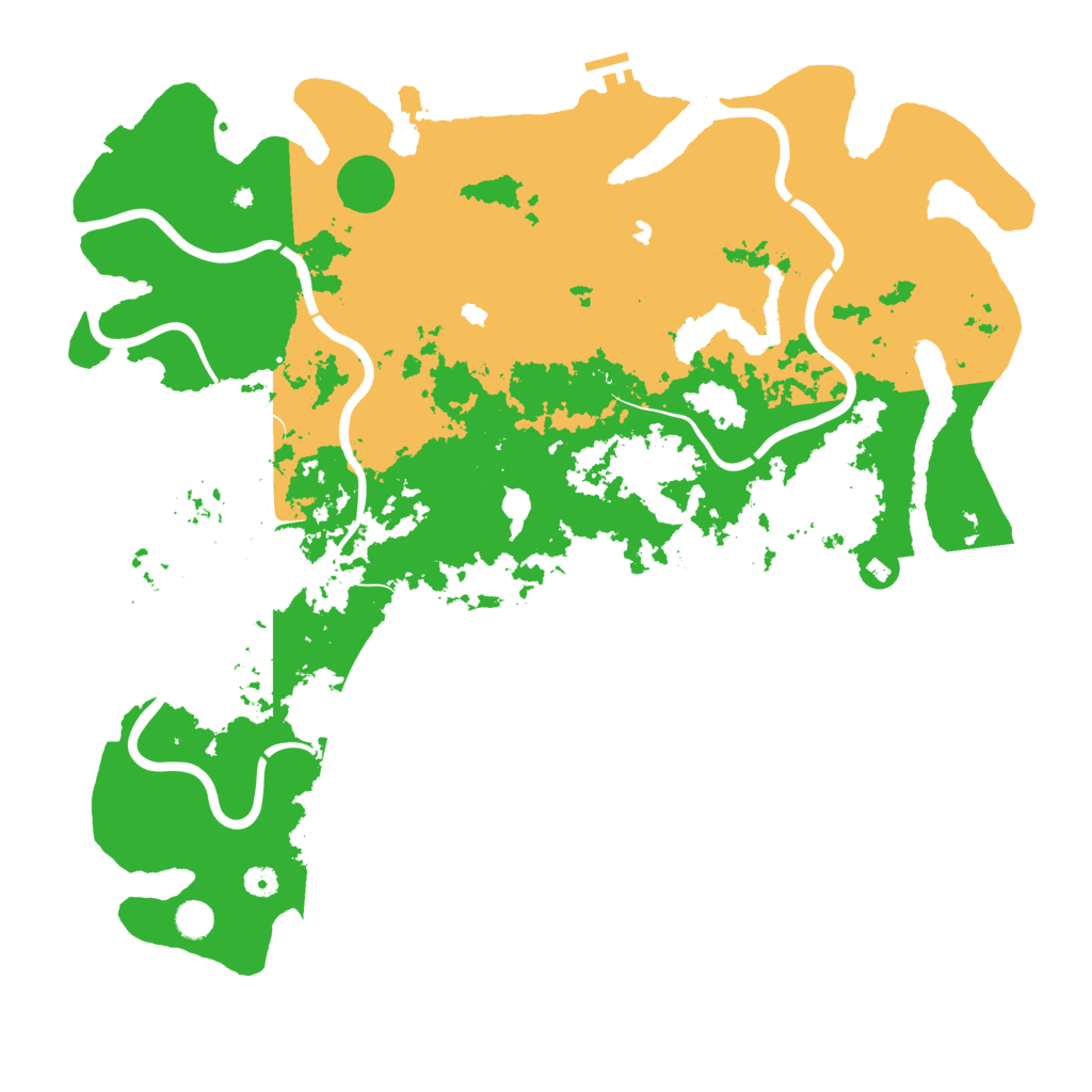 Biome Rust Map: Procedural Map, Size: 5000, Seed: 666999666