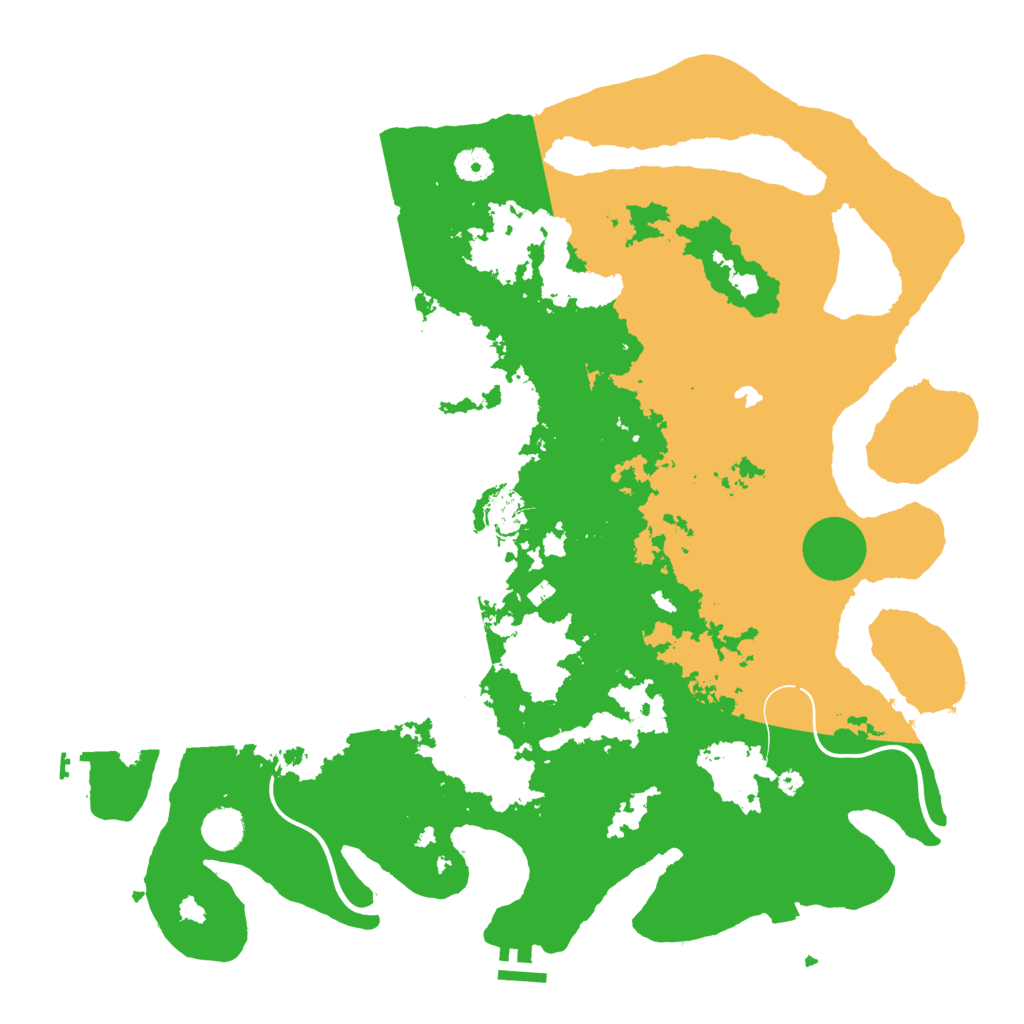 Biome Rust Map: Procedural Map, Size: 4250, Seed: 484276686