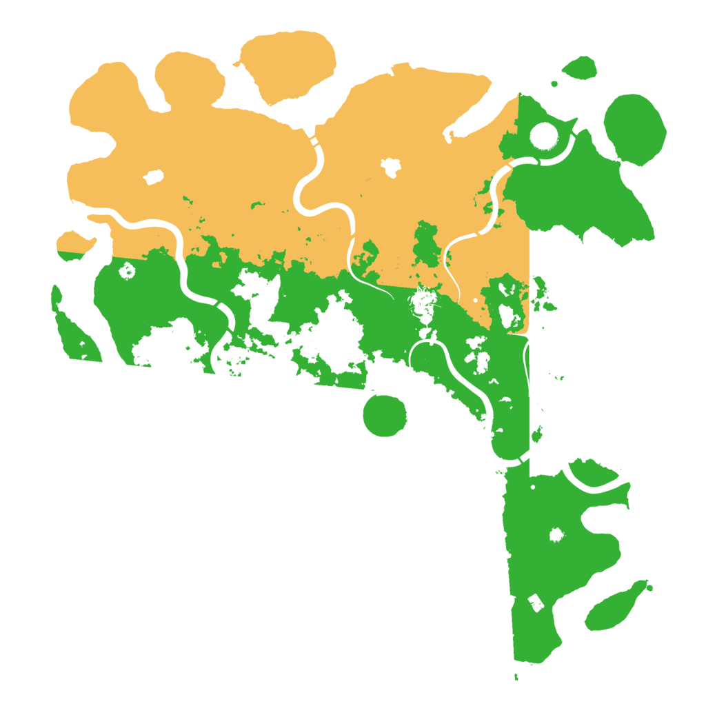 Biome Rust Map: Procedural Map, Size: 4500, Seed: 1559229542
