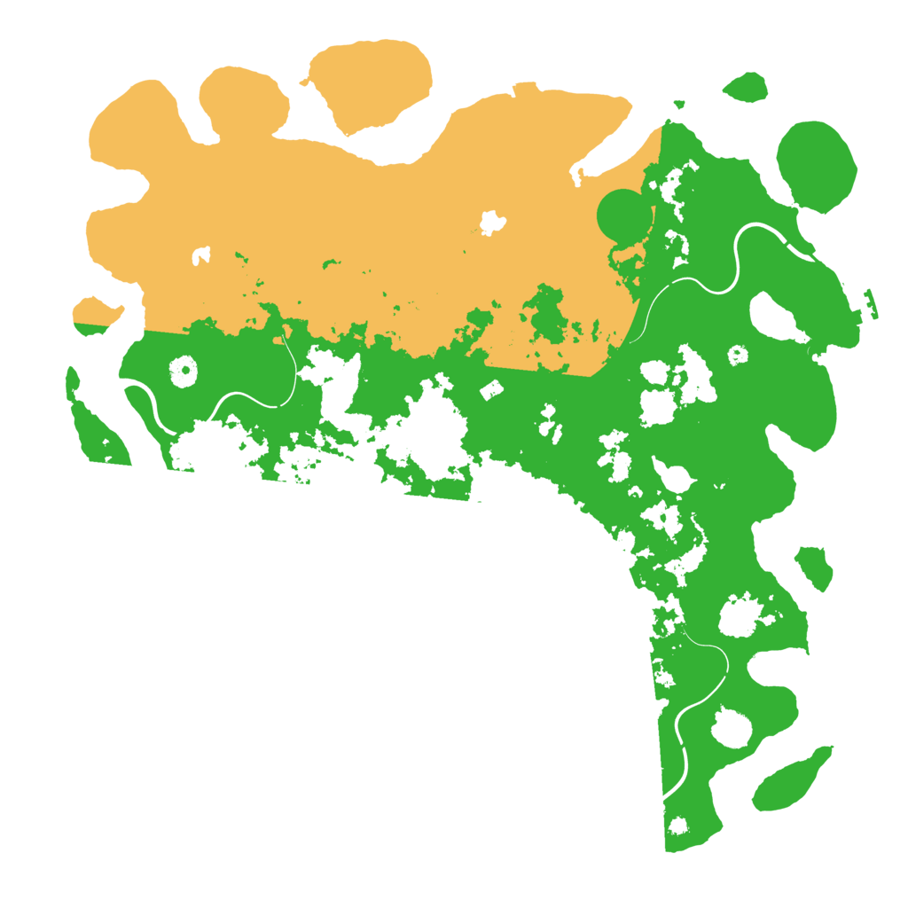 Biome Rust Map: Procedural Map, Size: 4500, Seed: 1559229542