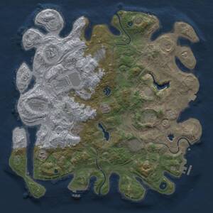 Thumbnail Rust Map: Procedural Map, Size: 4250, Seed: 1219242259, 17 Monuments