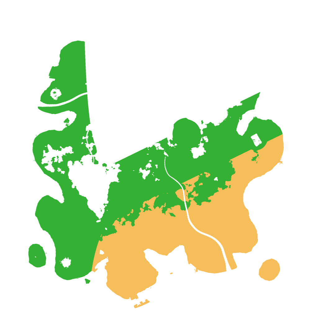 Biome Rust Map: Procedural Map, Size: 3000, Seed: 78876