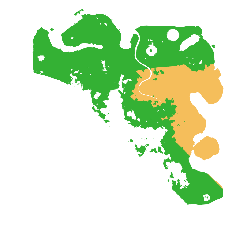 Biome Rust Map: Procedural Map, Size: 3500, Seed: 1665818277