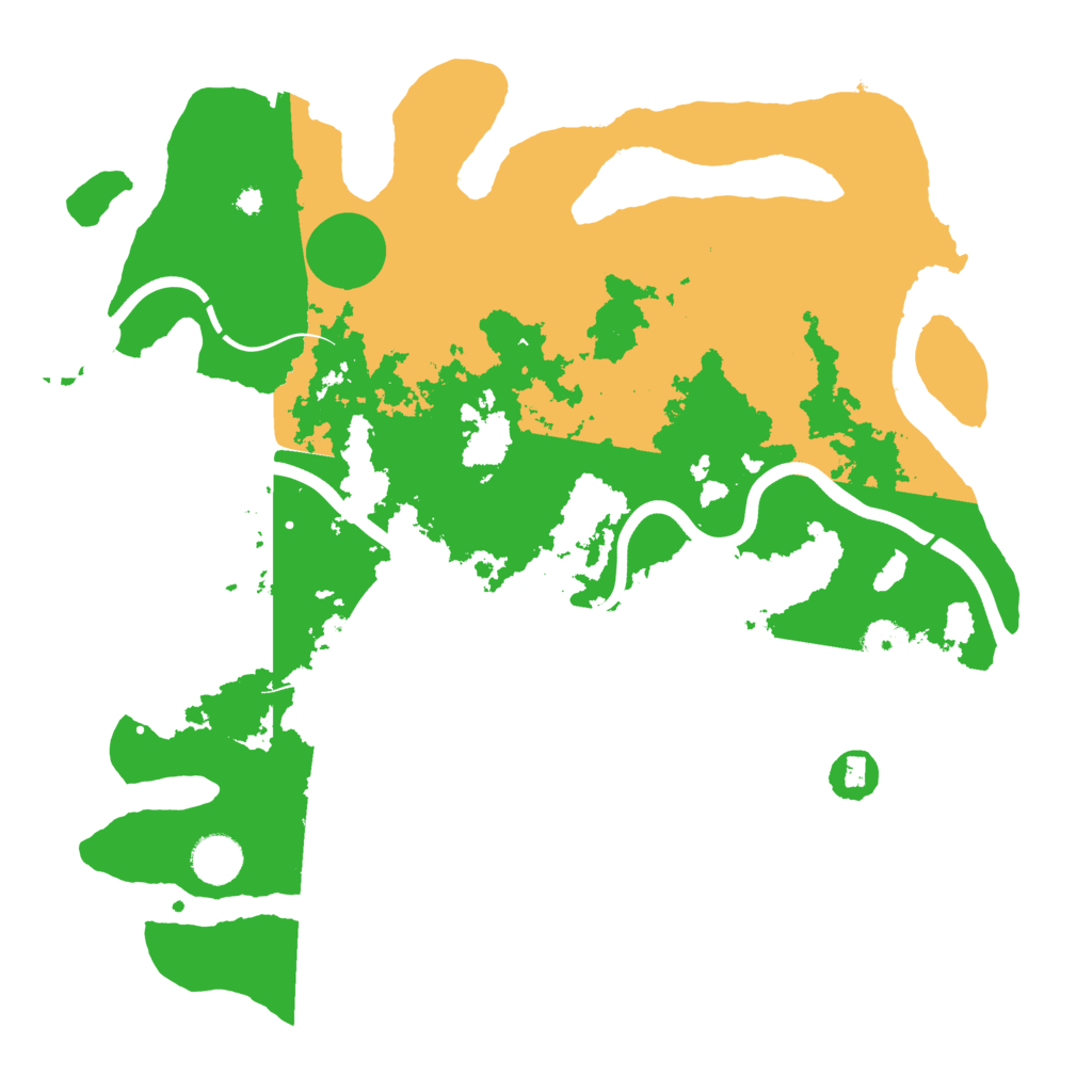 Biome Rust Map: Procedural Map, Size: 3800, Seed: 68124