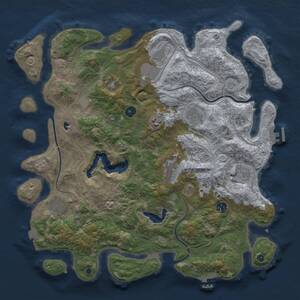 Thumbnail Rust Map: Procedural Map, Size: 4250, Seed: 796156486, 15 Monuments