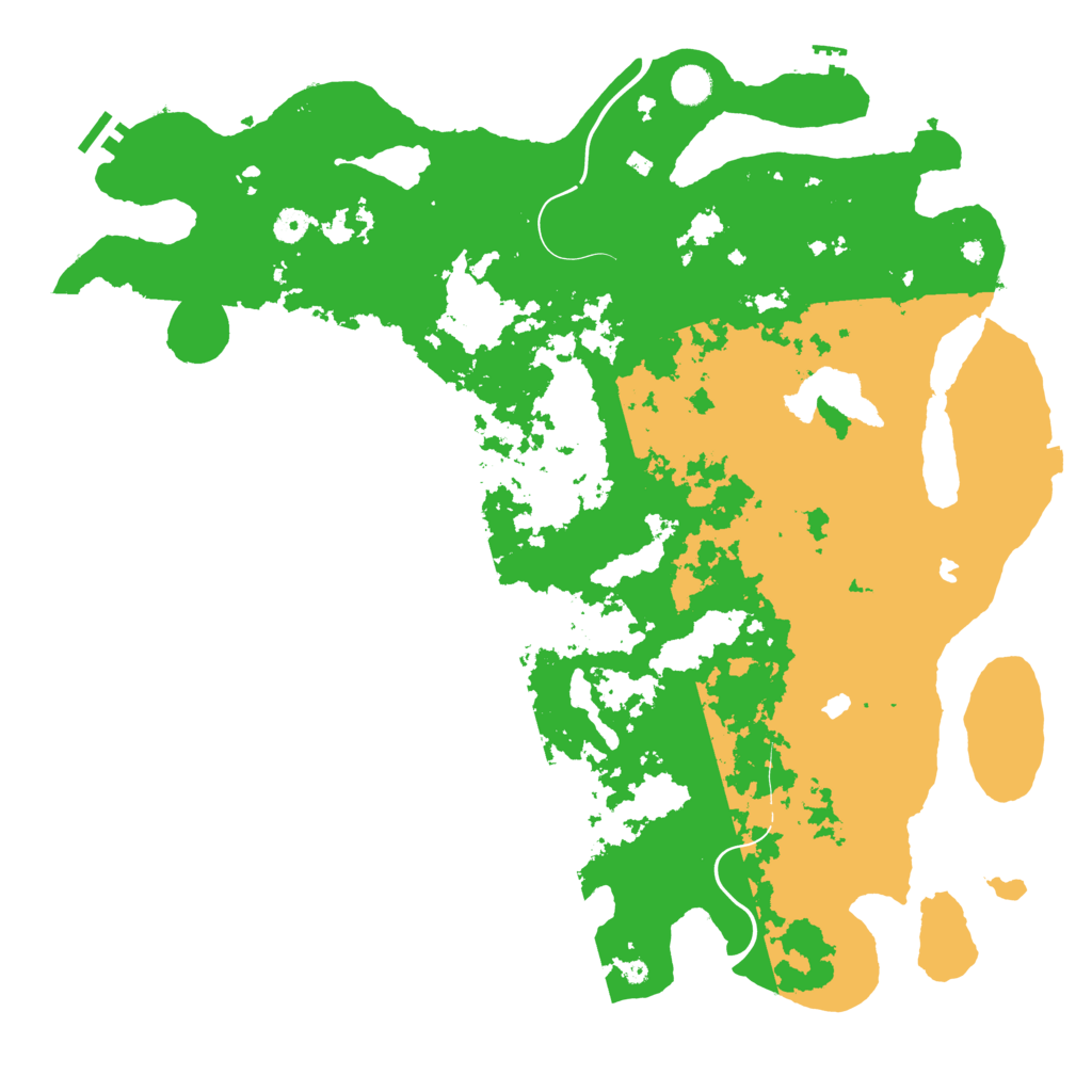 Biome Rust Map: Procedural Map, Size: 4750, Seed: 6110724