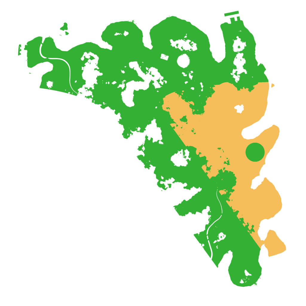 Biome Rust Map: Procedural Map, Size: 4250, Seed: 436642588