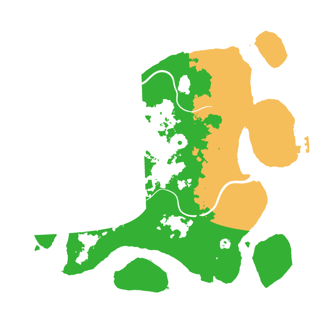 Biome Rust Map: Procedural Map, Size: 3000, Seed: 495016383