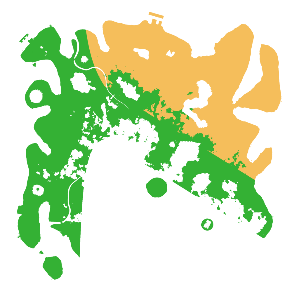 Biome Rust Map: Procedural Map, Size: 4000, Seed: 59799768