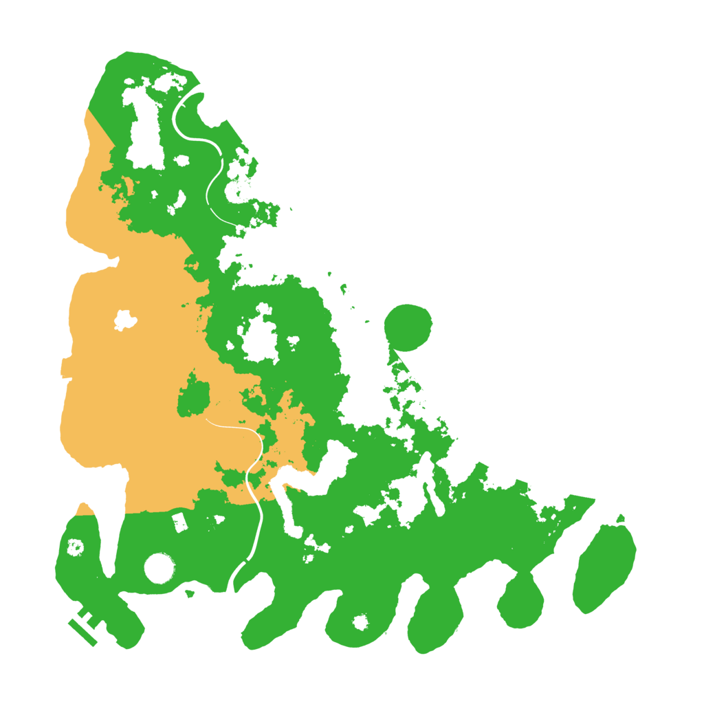 Biome Rust Map: Procedural Map, Size: 4100, Seed: 1979250495