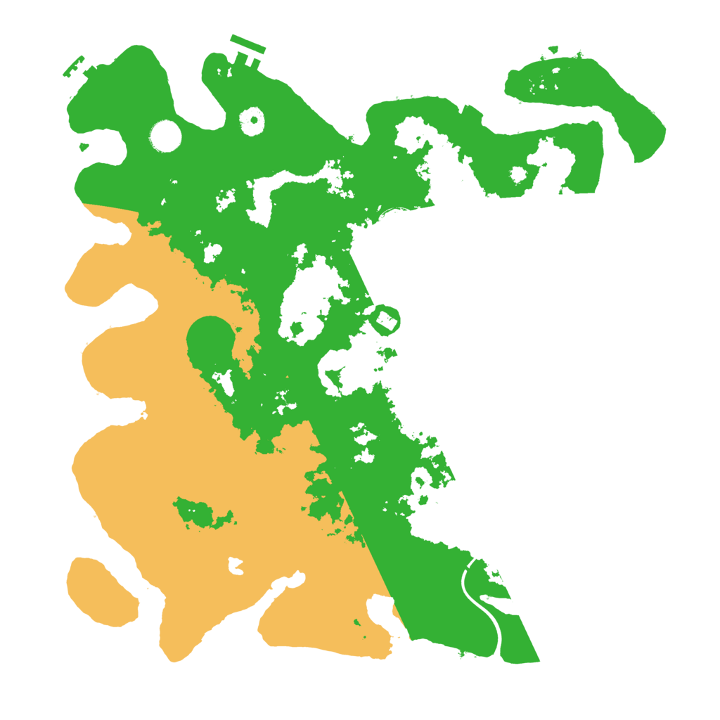 Biome Rust Map: Procedural Map, Size: 4000, Seed: 8821