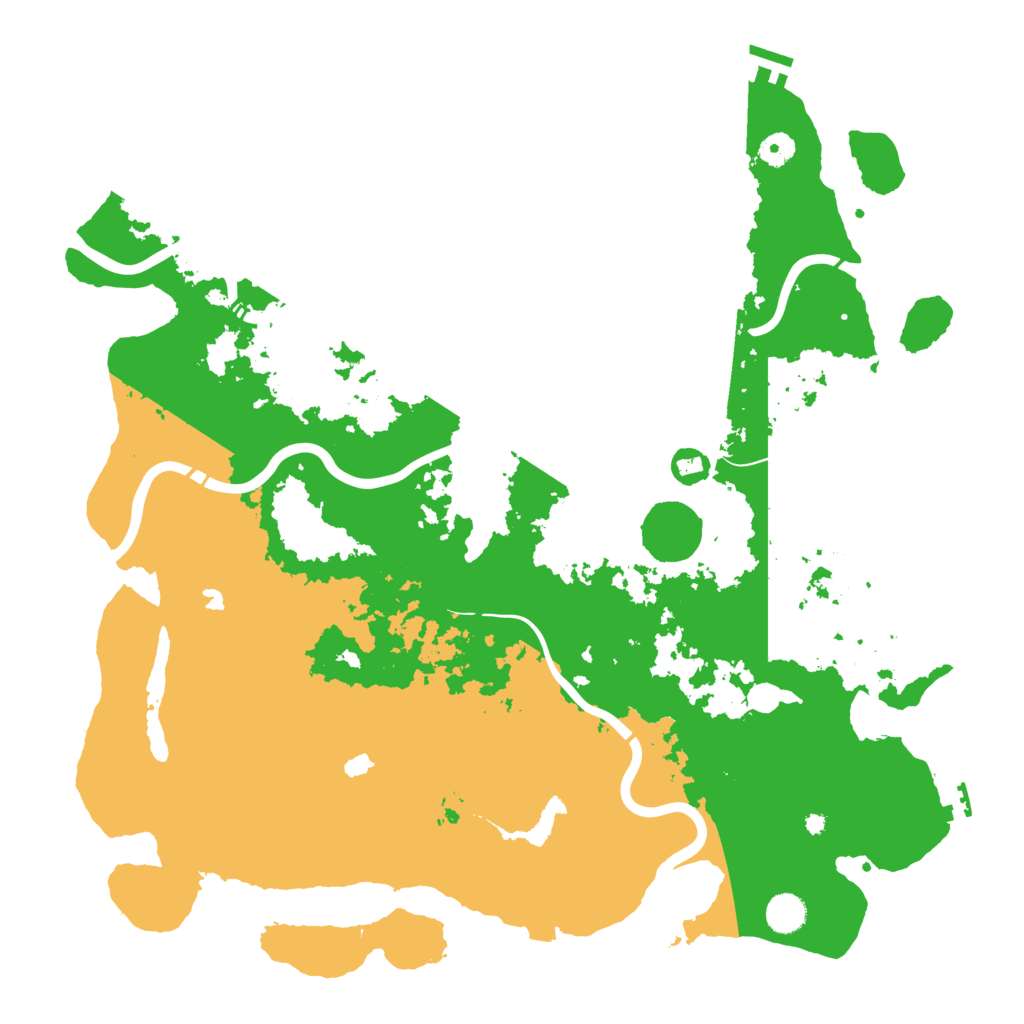 Biome Rust Map: Procedural Map, Size: 4500, Seed: 701267160