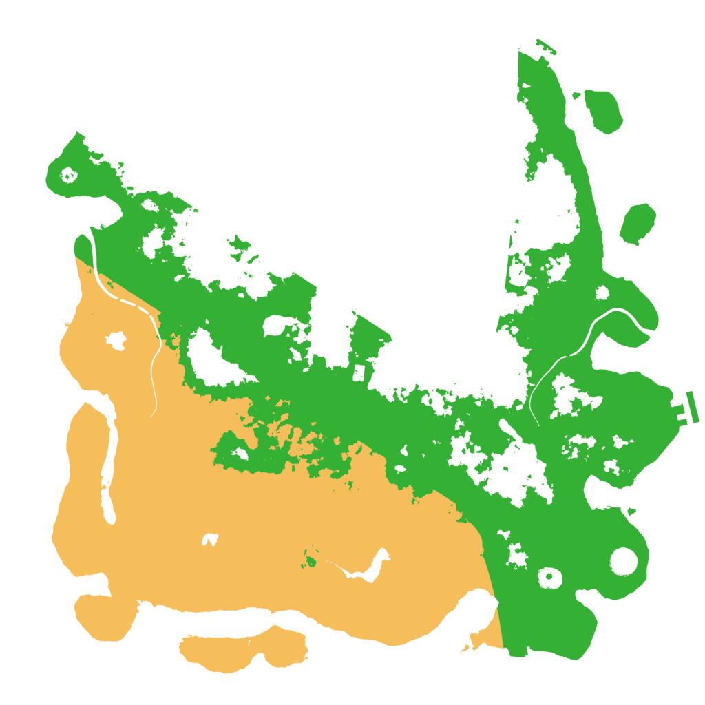 Biome Rust Map: Procedural Map, Size: 4500, Seed: 701267160