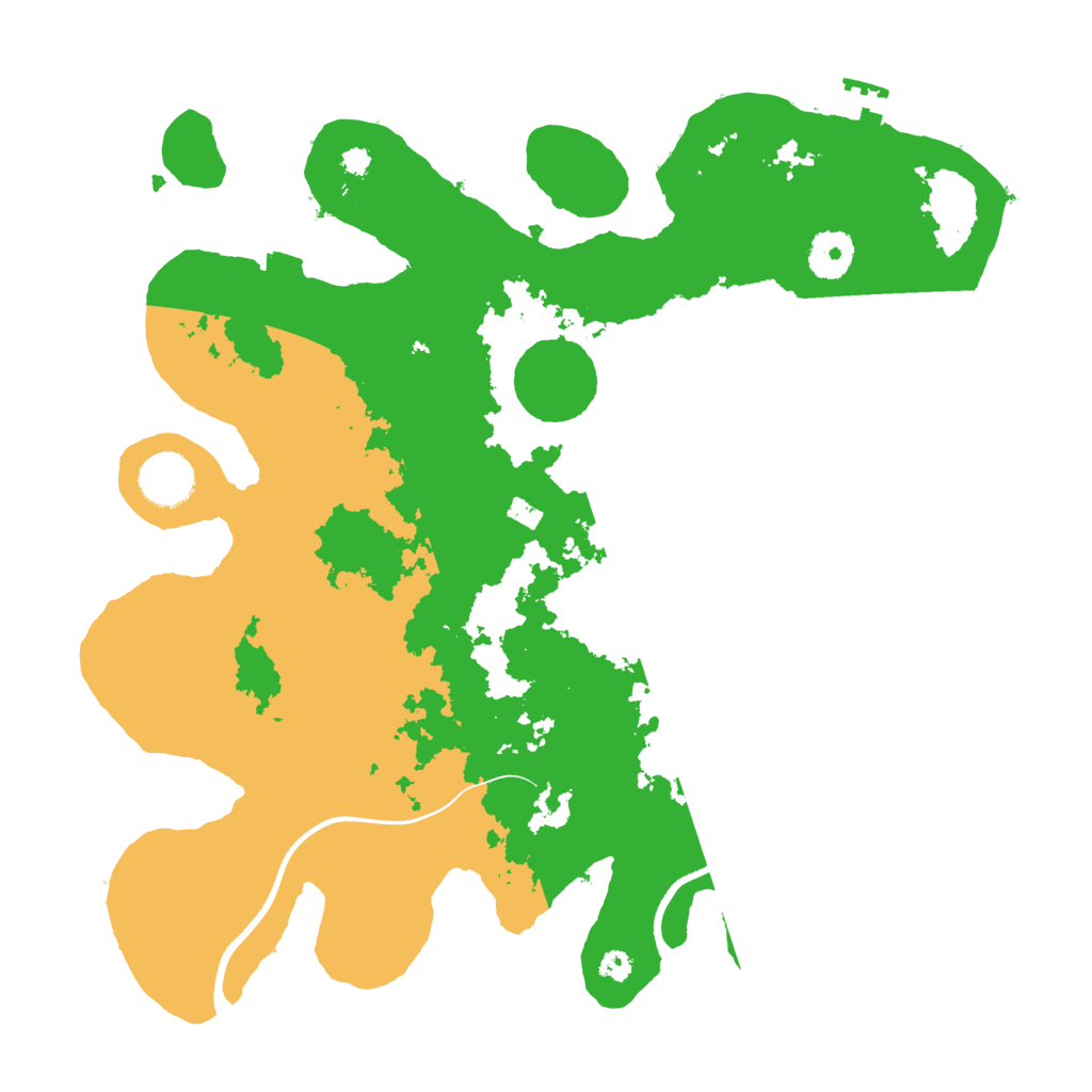 Biome Rust Map: Procedural Map, Size: 3500, Seed: 1614450428