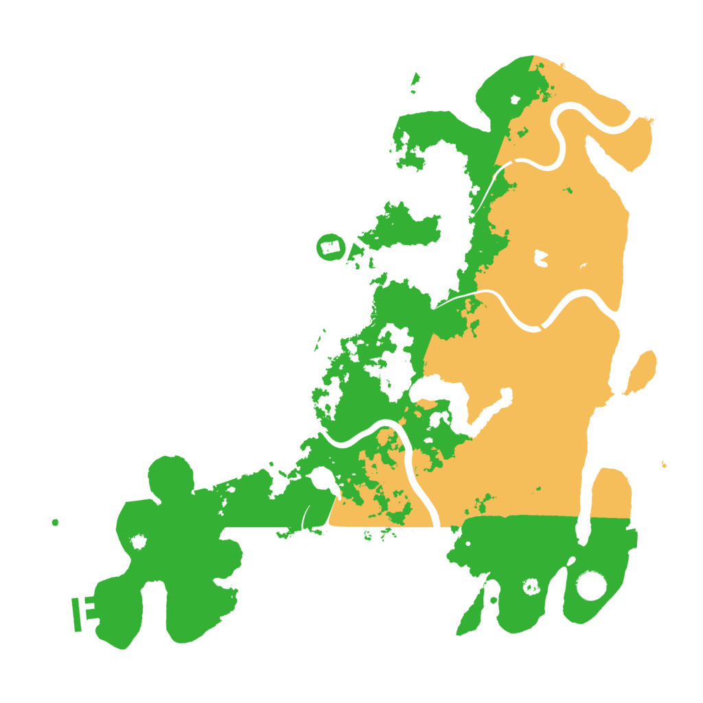 Biome Rust Map: Procedural Map, Size: 4200, Seed: 1089670831