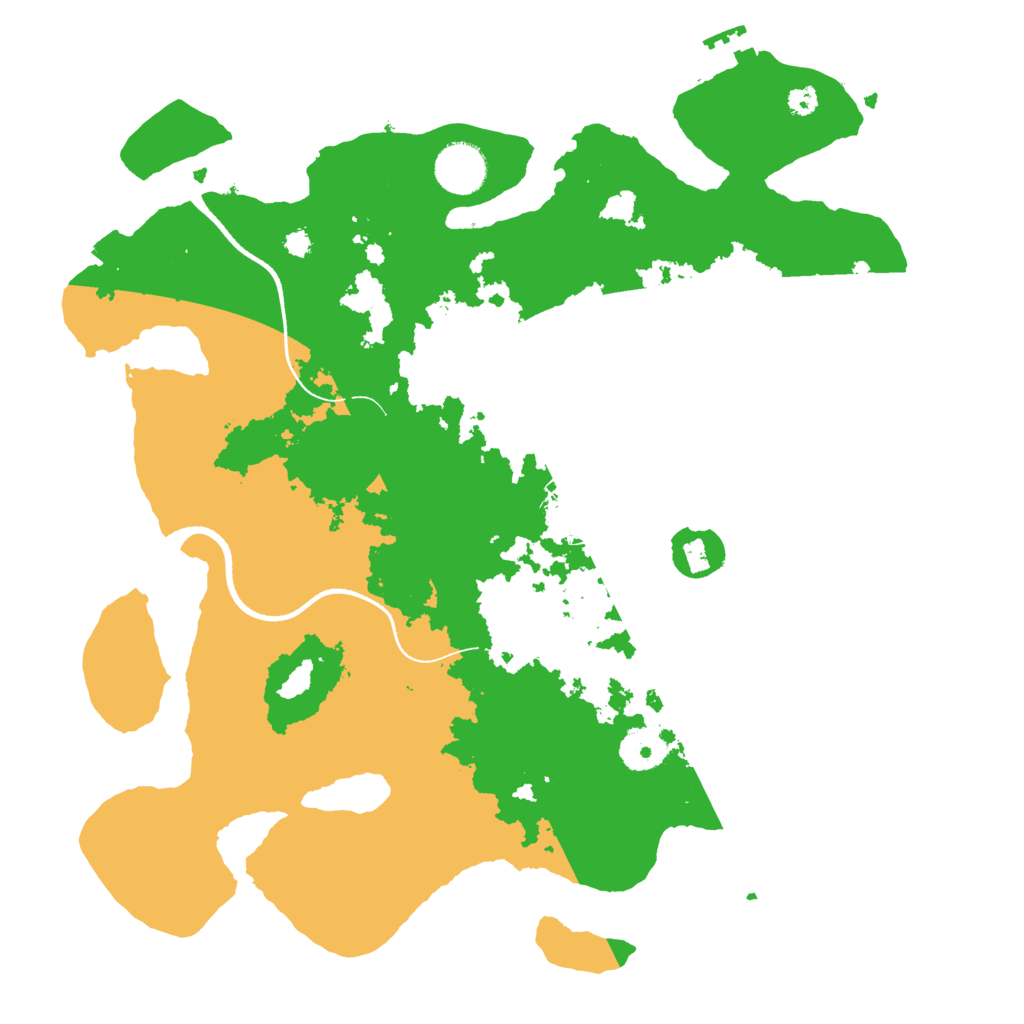 Biome Rust Map: Procedural Map, Size: 3500, Seed: 378402056