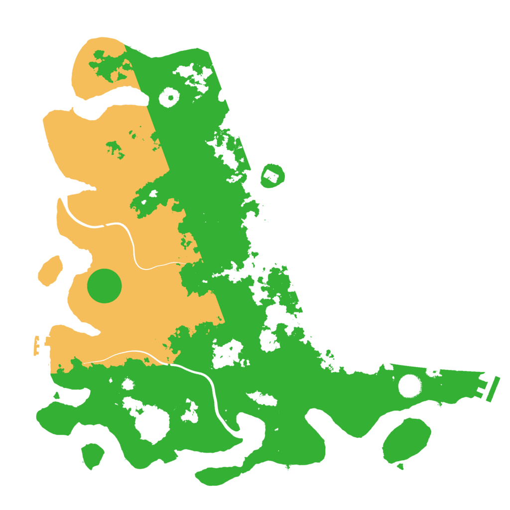 Biome Rust Map: Procedural Map, Size: 3900, Seed: 500736106