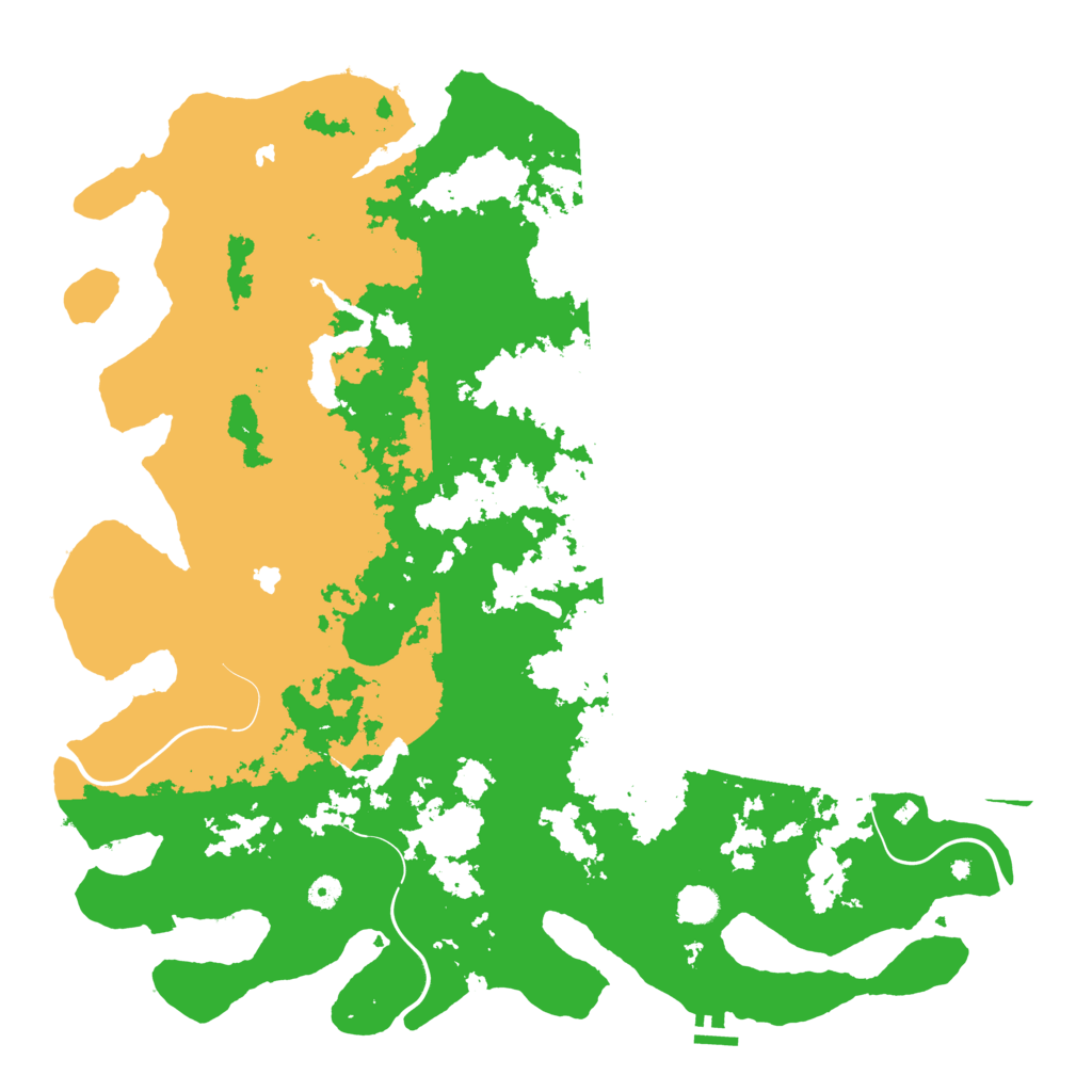 Biome Rust Map: Procedural Map, Size: 5000, Seed: 1928