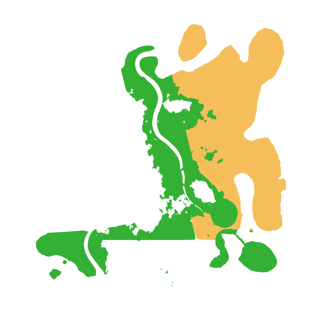 Biome Rust Map: Procedural Map, Size: 3200, Seed: 852891