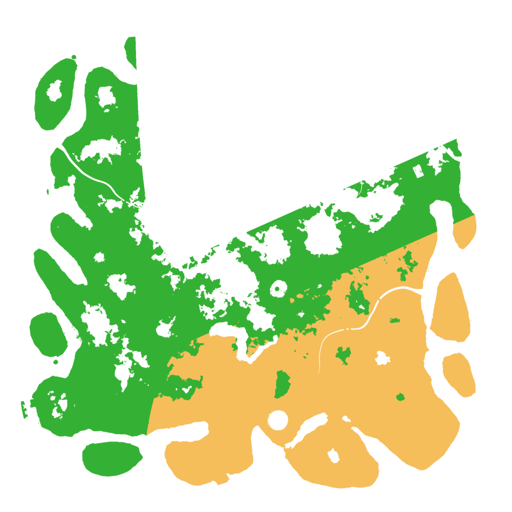 Biome Rust Map: Procedural Map, Size: 4500, Seed: 1064423463