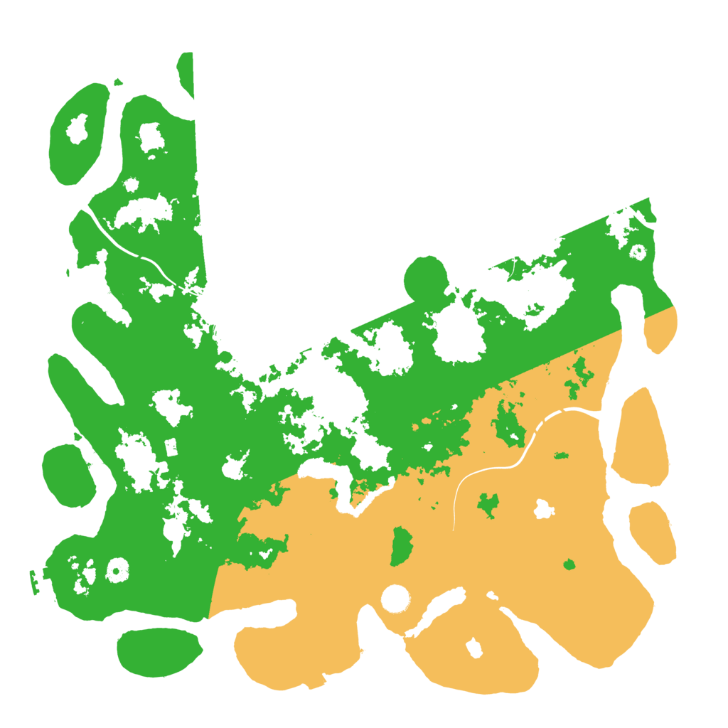 Biome Rust Map: Procedural Map, Size: 4500, Seed: 1064423463