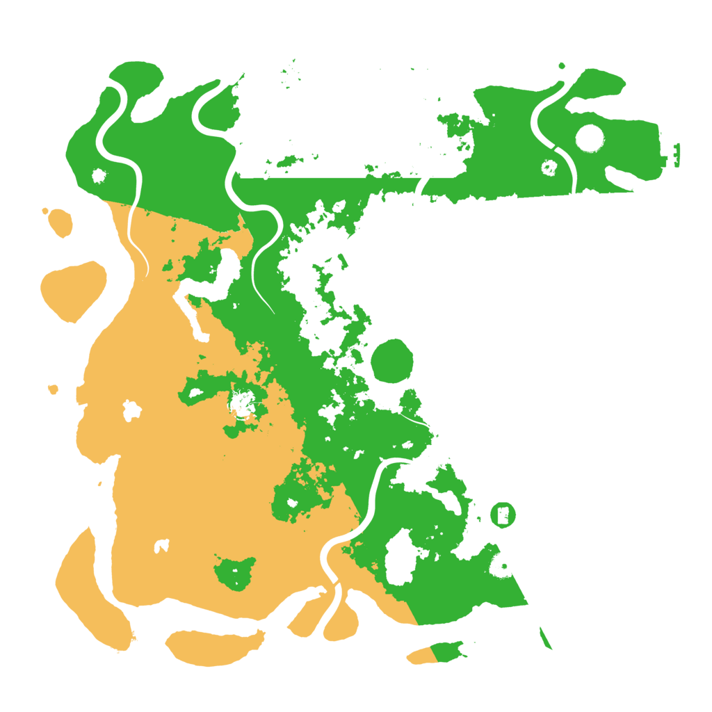 Biome Rust Map: Procedural Map, Size: 4500, Seed: 594464566