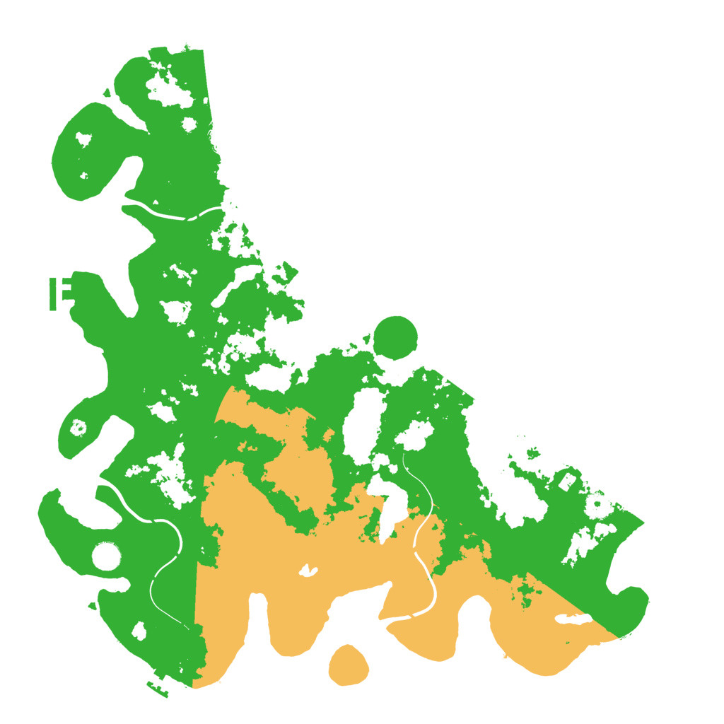 Biome Rust Map: Procedural Map, Size: 4446, Seed: 987654