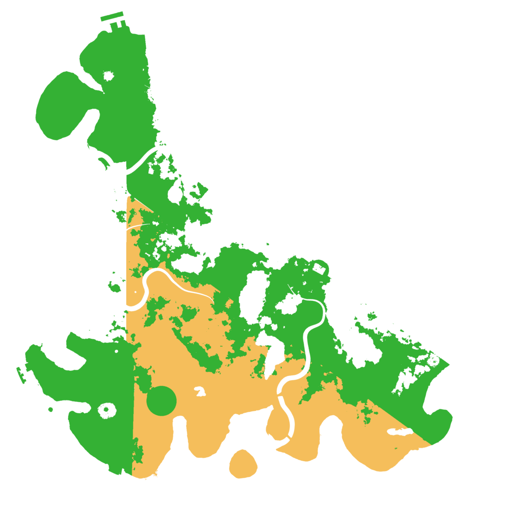 Biome Rust Map: Procedural Map, Size: 4446, Seed: 987654