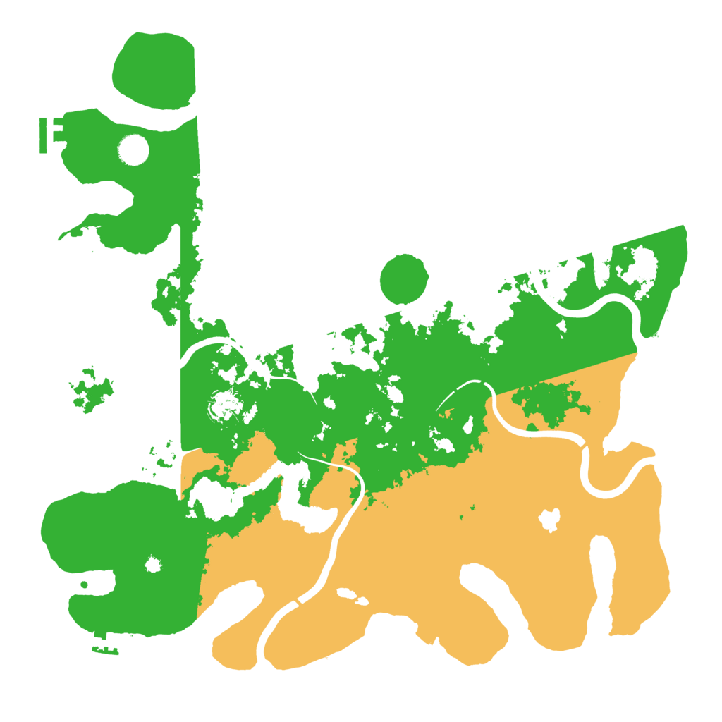 Biome Rust Map: Procedural Map, Size: 4100, Seed: 841158429