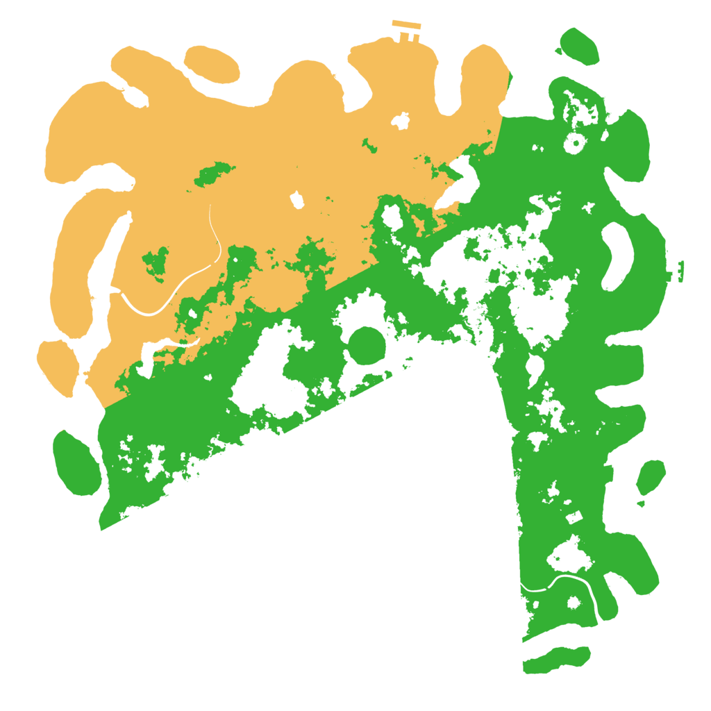 Biome Rust Map: Procedural Map, Size: 5000, Seed: 1095363023
