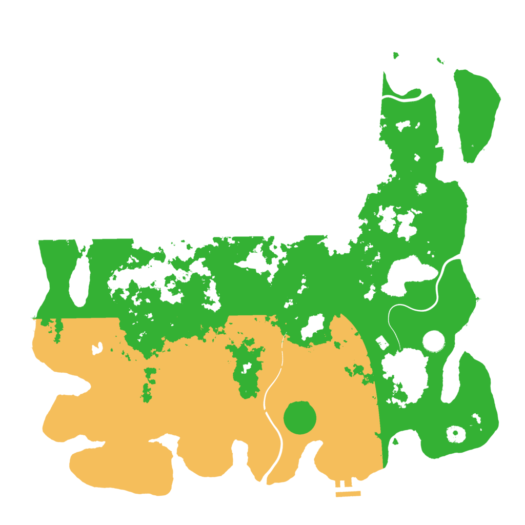 Biome Rust Map: Procedural Map, Size: 4250, Seed: 652101504