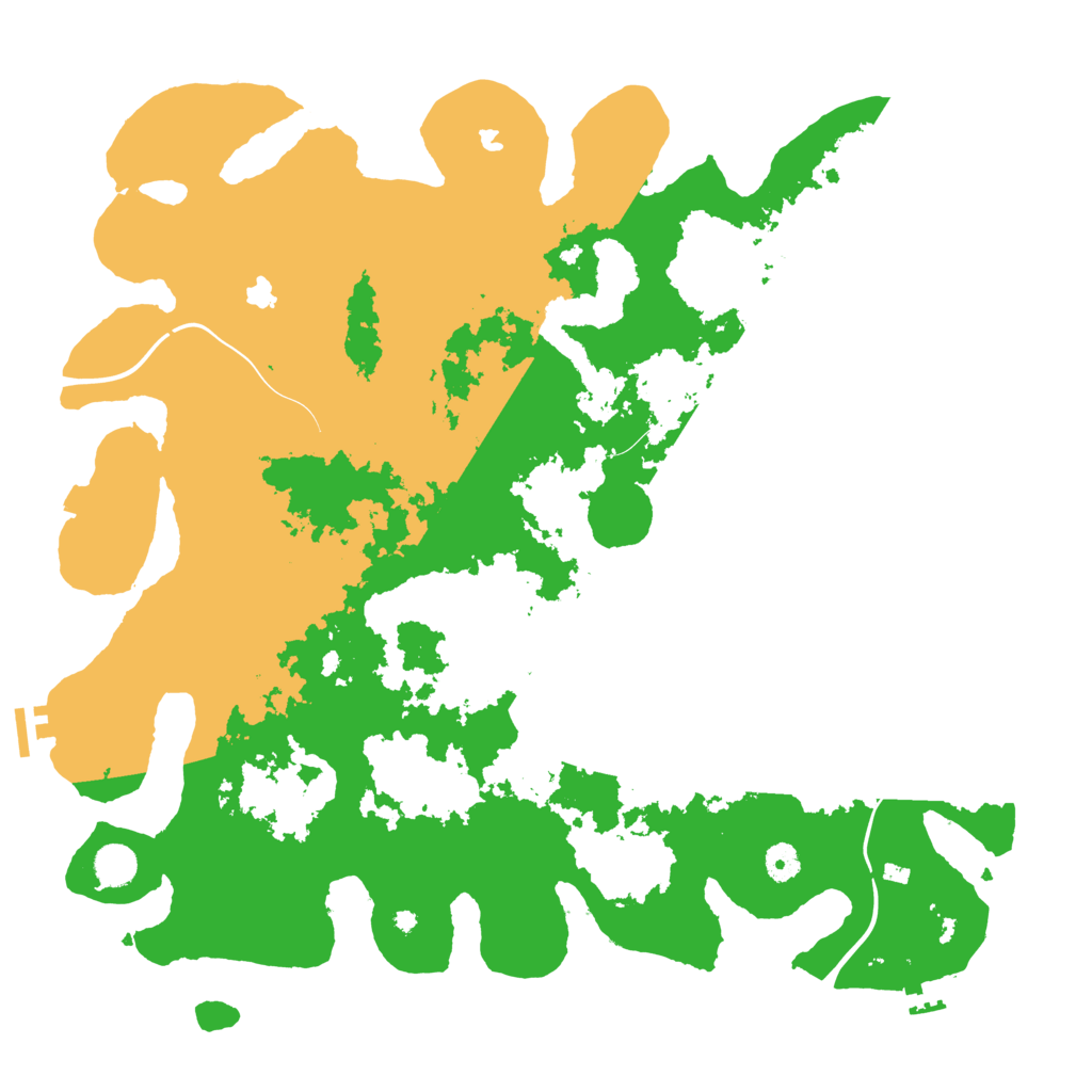 Biome Rust Map: Procedural Map, Size: 4500, Seed: 6104680