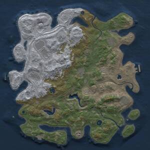 Thumbnail Rust Map: Procedural Map, Size: 4250, Seed: 45254578, 15 Monuments