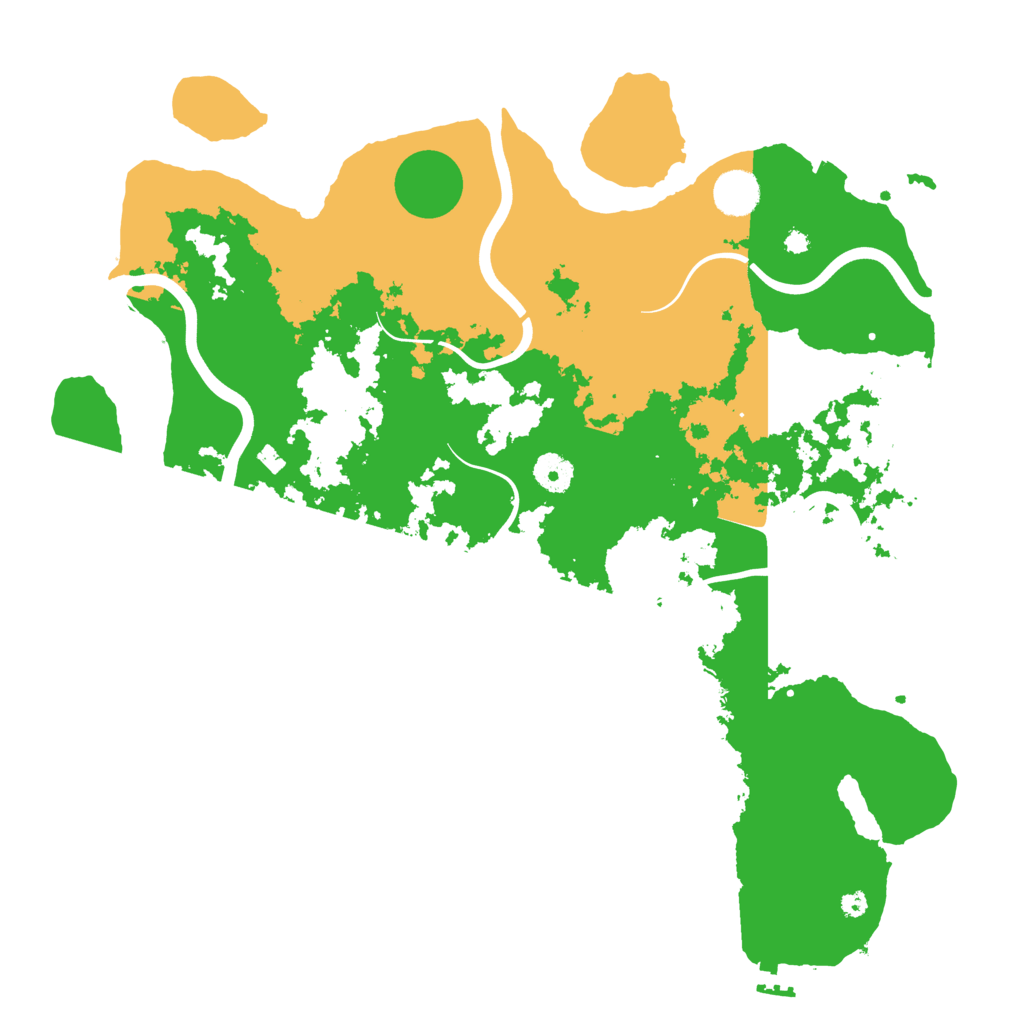 Biome Rust Map: Procedural Map, Size: 3969, Seed: 2147483647