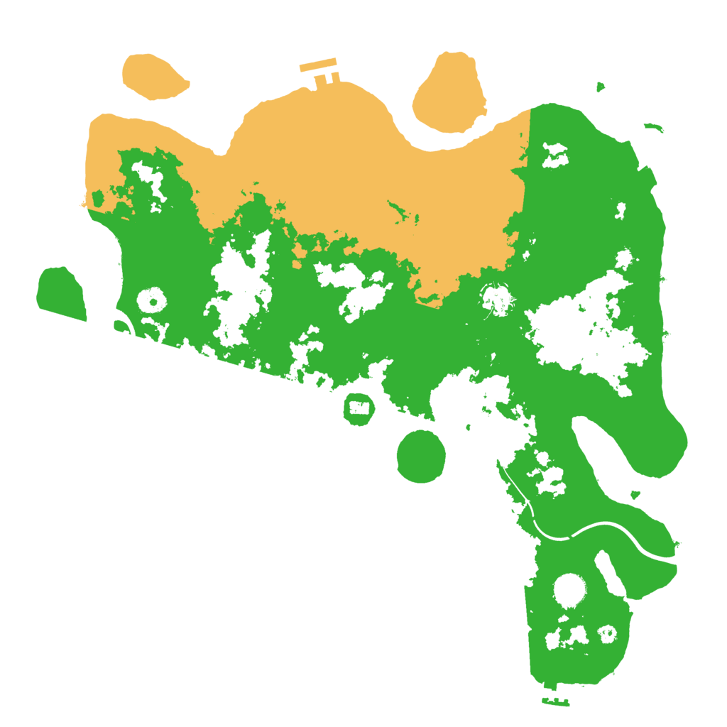 Biome Rust Map: Procedural Map, Size: 3969, Seed: 2147483647