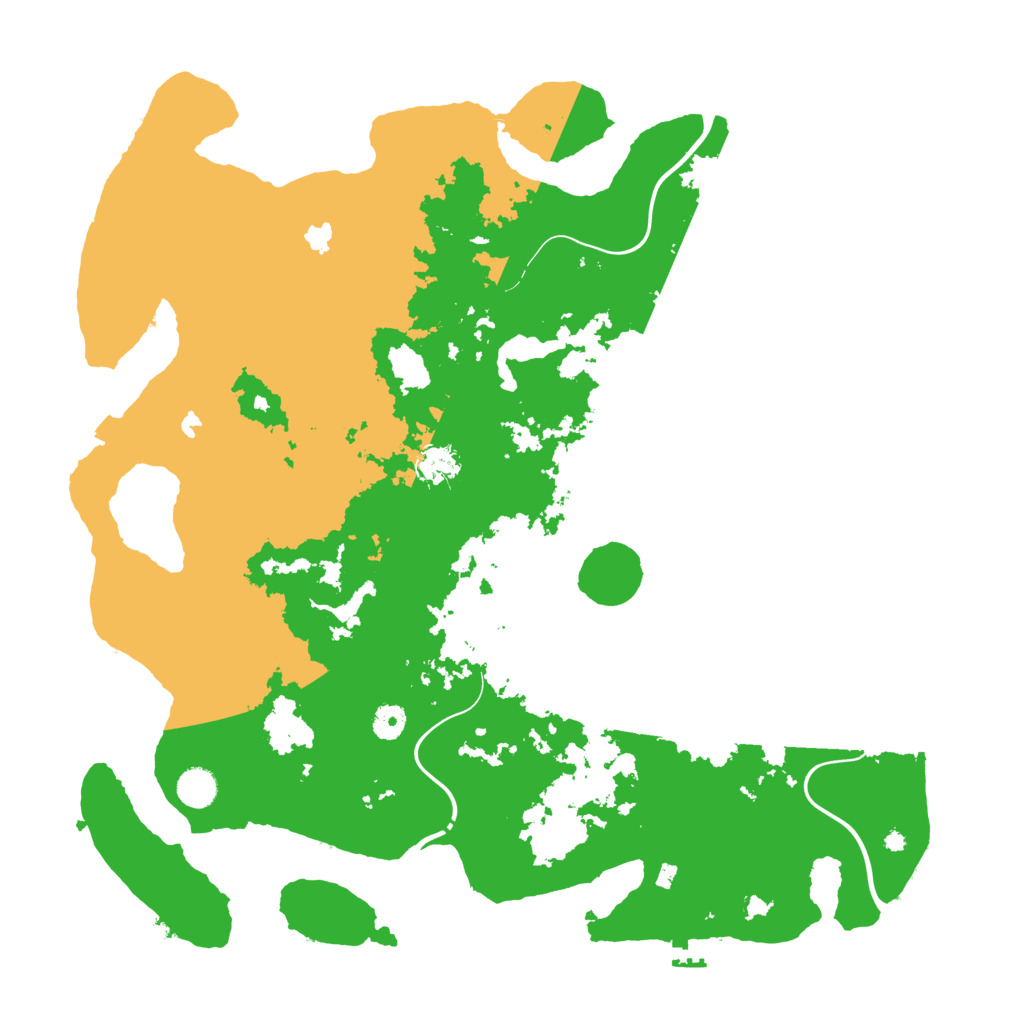 Biome Rust Map: Procedural Map, Size: 4500, Seed: 1398242729
