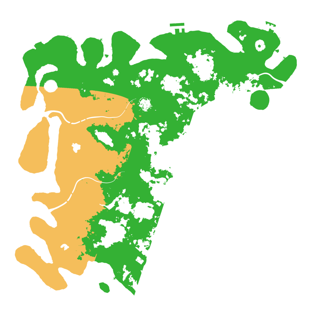 Biome Rust Map: Procedural Map, Size: 4500, Seed: 644391063