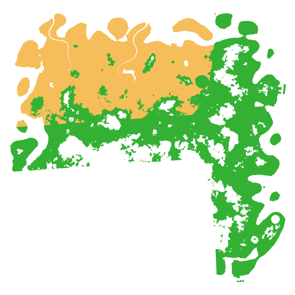 Biome Rust Map: Procedural Map, Size: 6000, Seed: 179587661