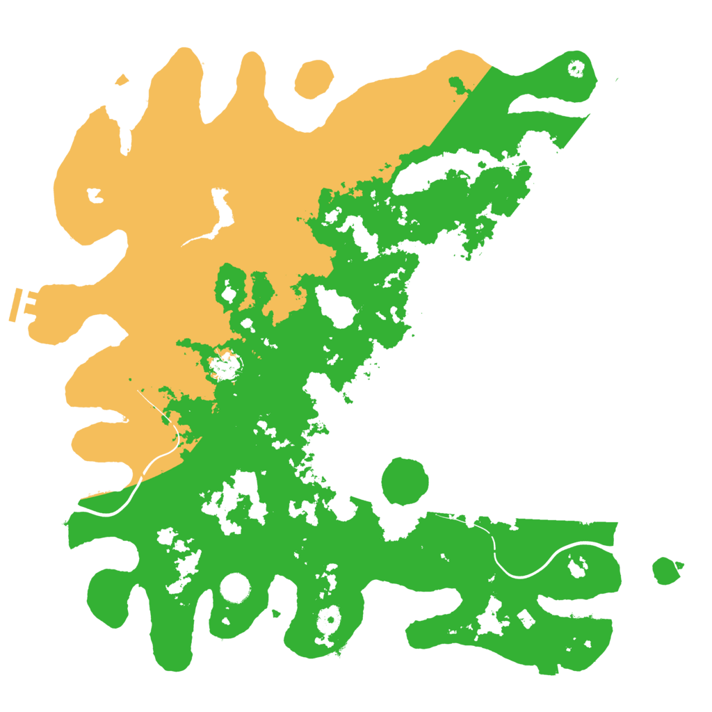 Biome Rust Map: Procedural Map, Size: 4250, Seed: 193092466