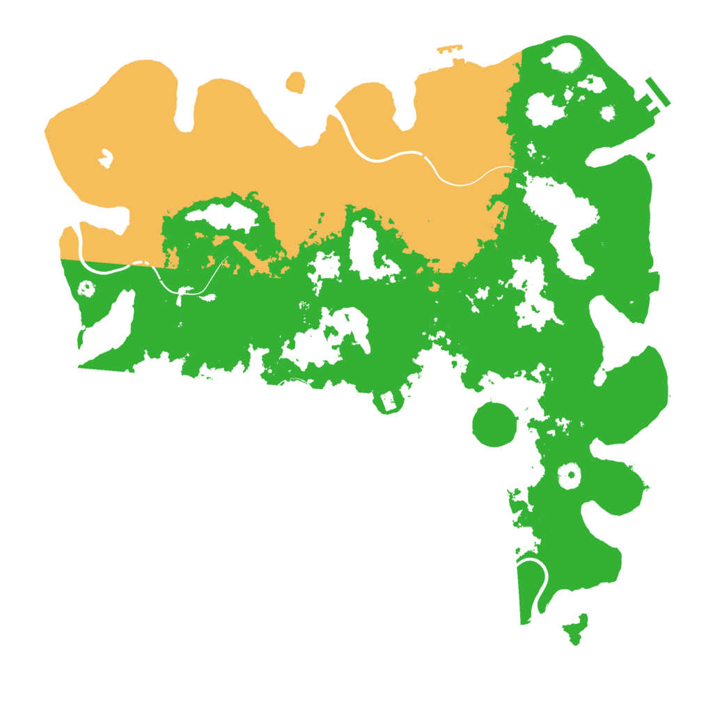 Biome Rust Map: Procedural Map, Size: 4250, Seed: 6271709