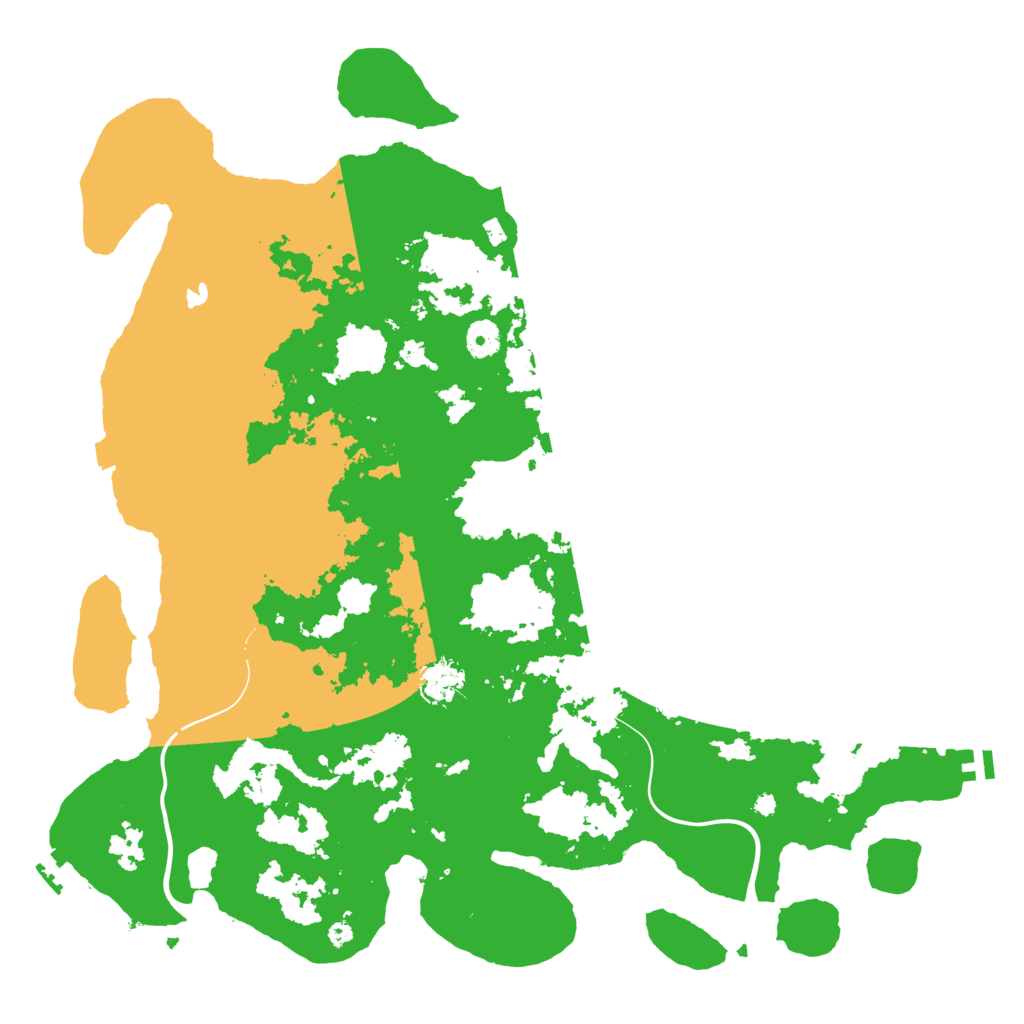 Biome Rust Map: Procedural Map, Size: 4250, Seed: 513099074