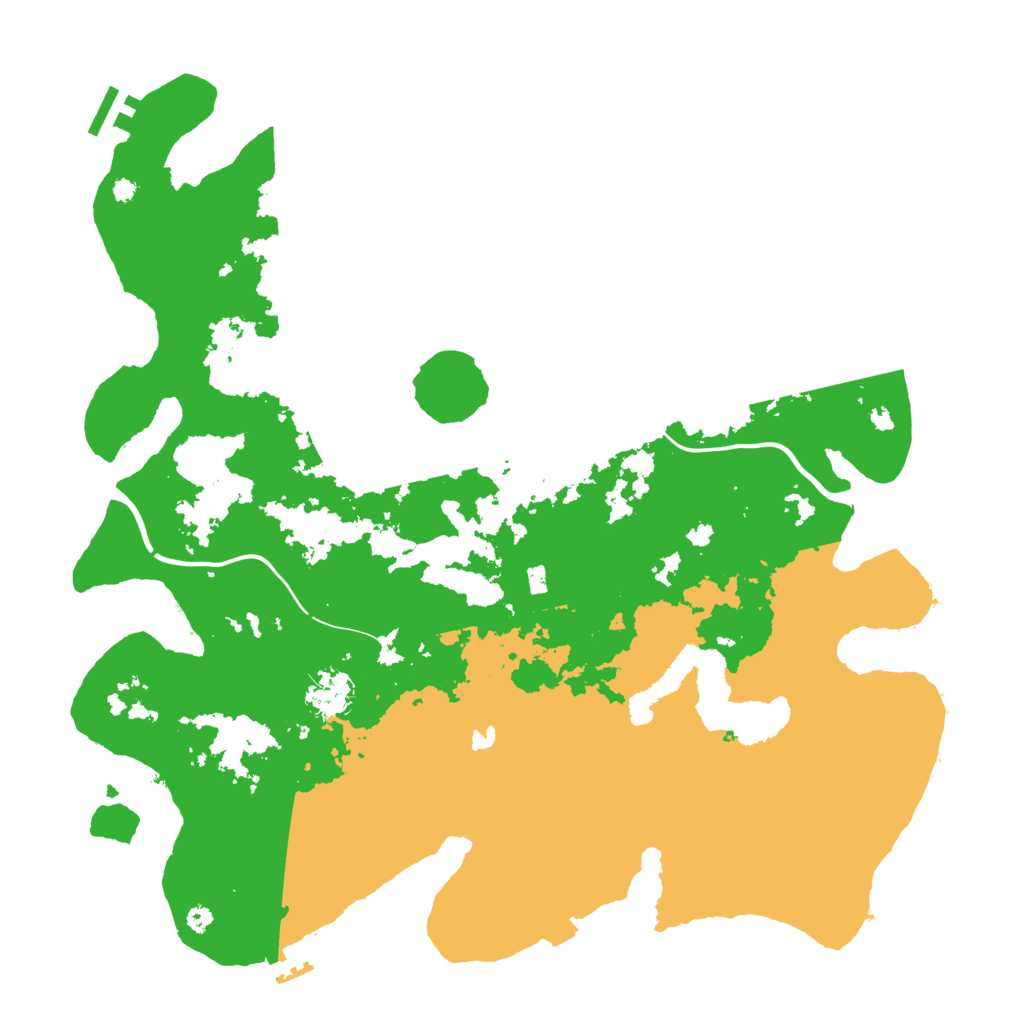 Biome Rust Map: Procedural Map, Size: 4000, Seed: 86976095