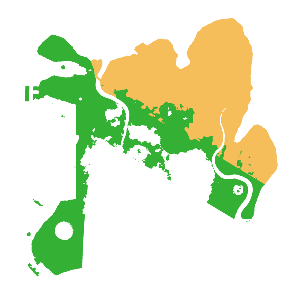 Biome Rust Map: Procedural Map, Size: 3000, Seed: 470538568