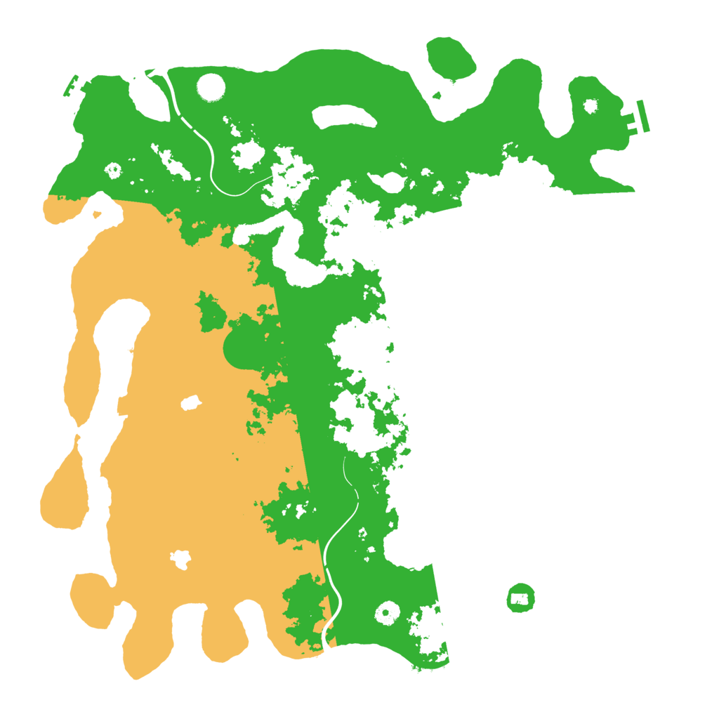 Biome Rust Map: Procedural Map, Size: 4500, Seed: 101110206