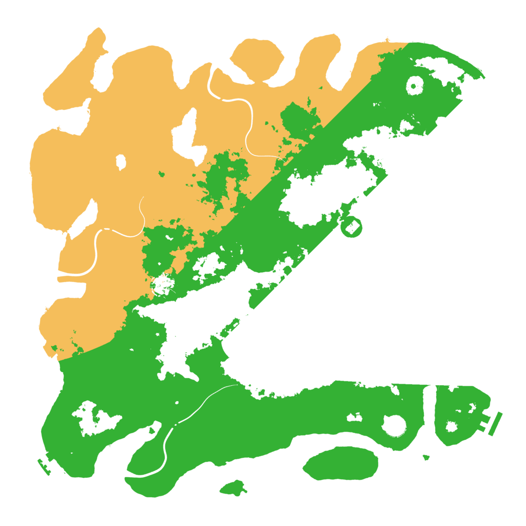 Biome Rust Map: Procedural Map, Size: 4250, Seed: 1112511514