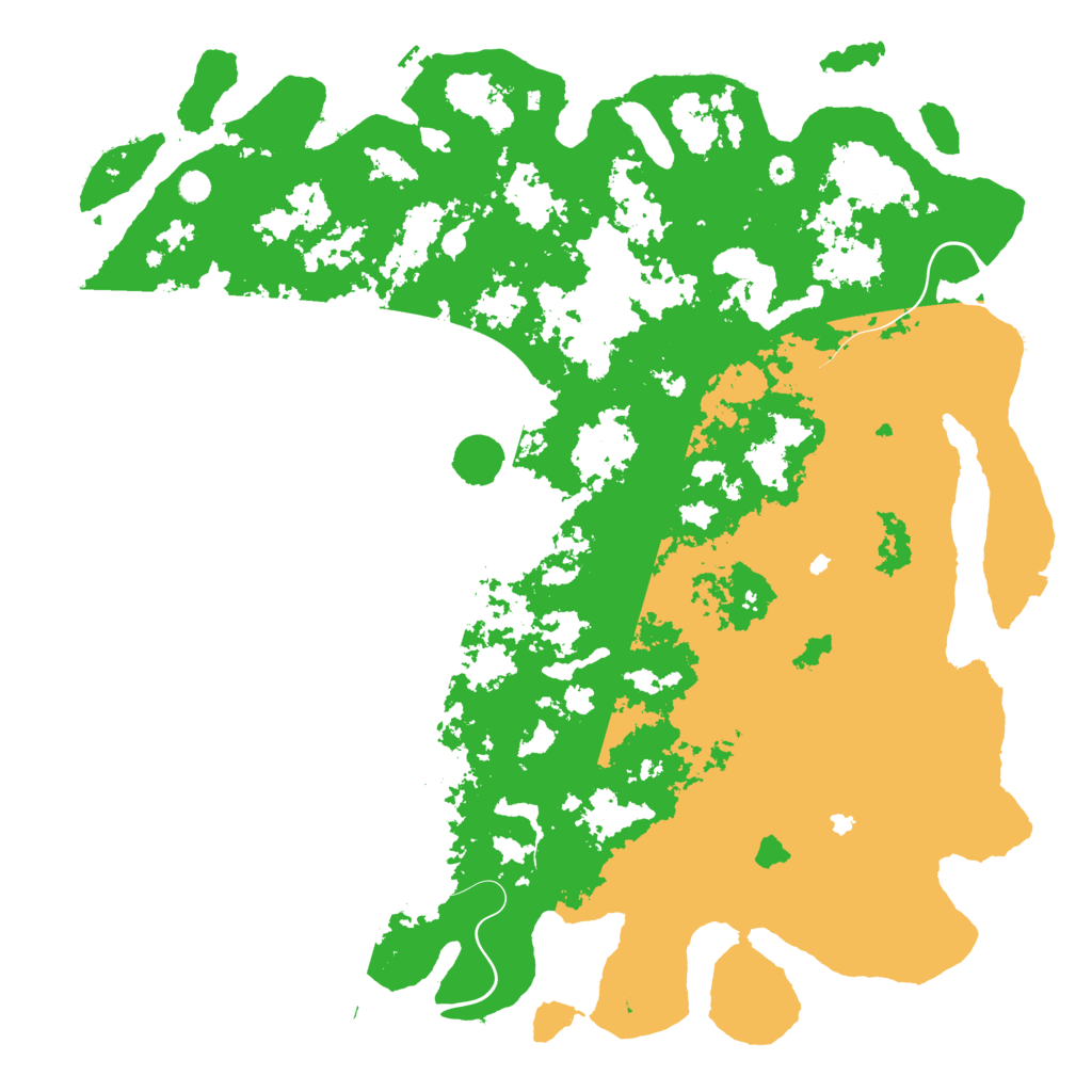 Biome Rust Map: Procedural Map, Size: 6000, Seed: 832593836